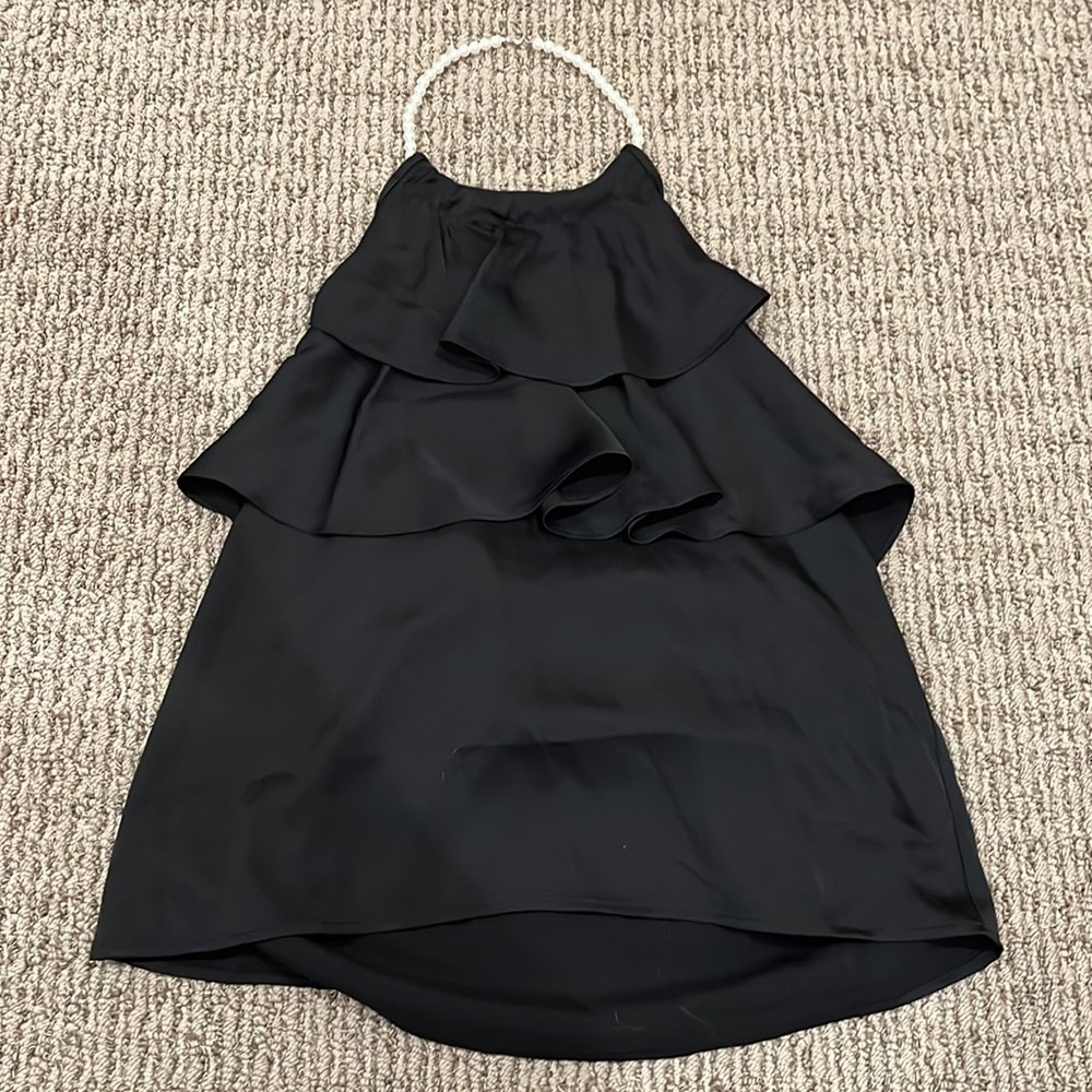 Black tank top